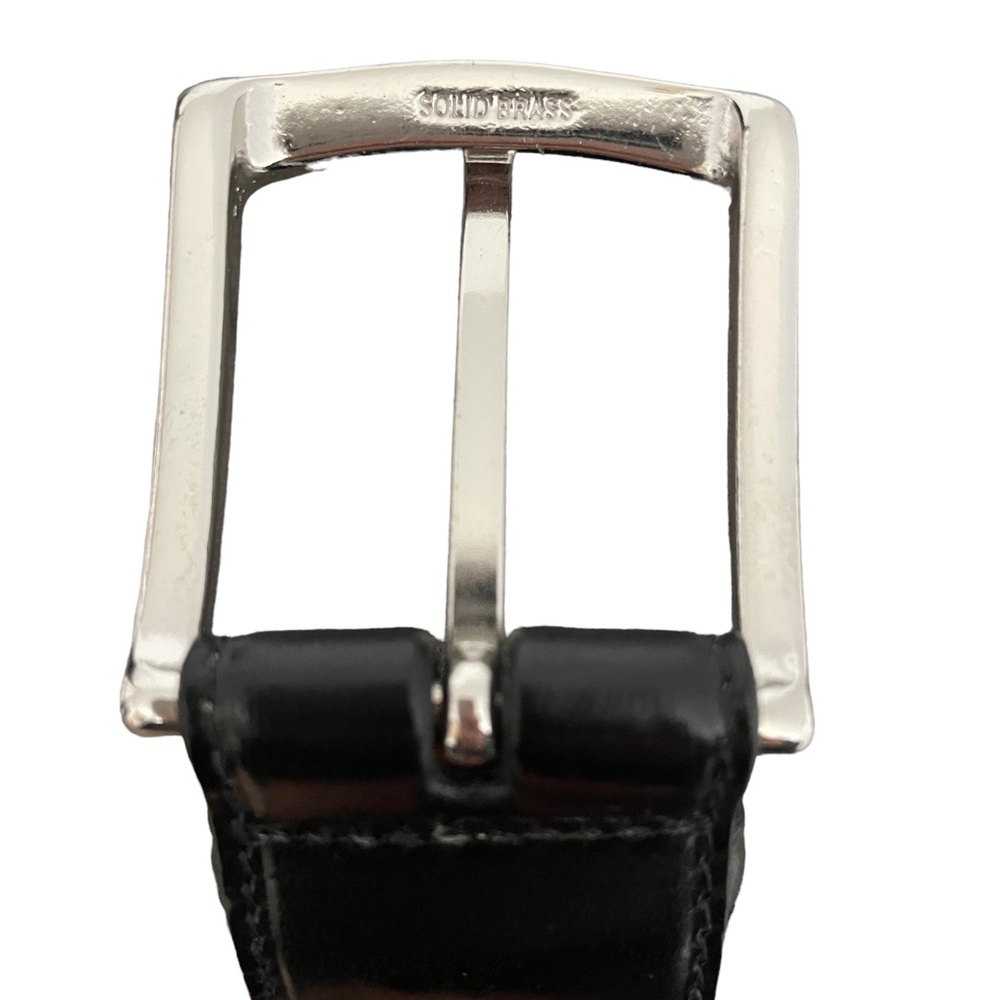 Allen Edmonds Black Leather Belt - Picture 3 of 11